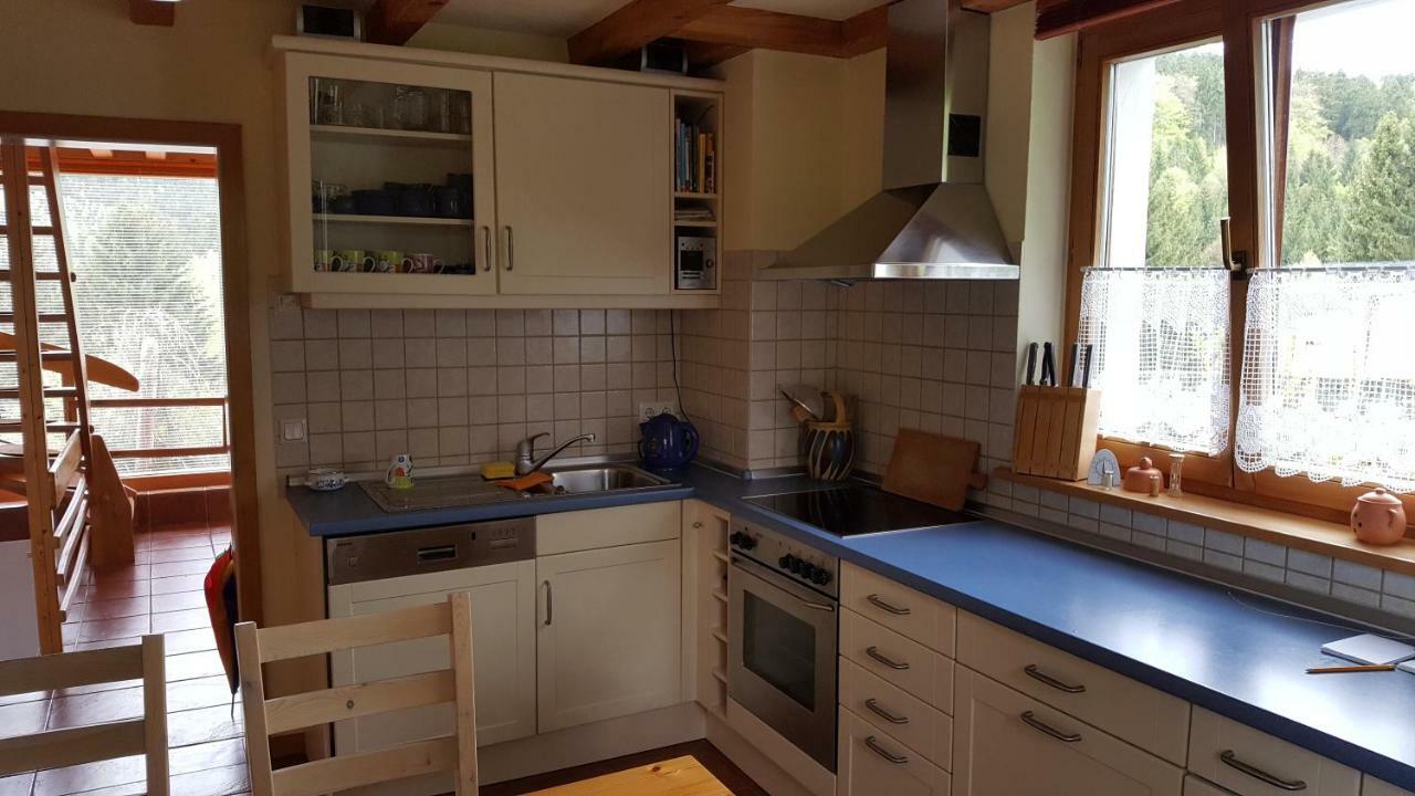 Ferienhaus Am Loeffelberghuettchen Giessubel Luaran gambar